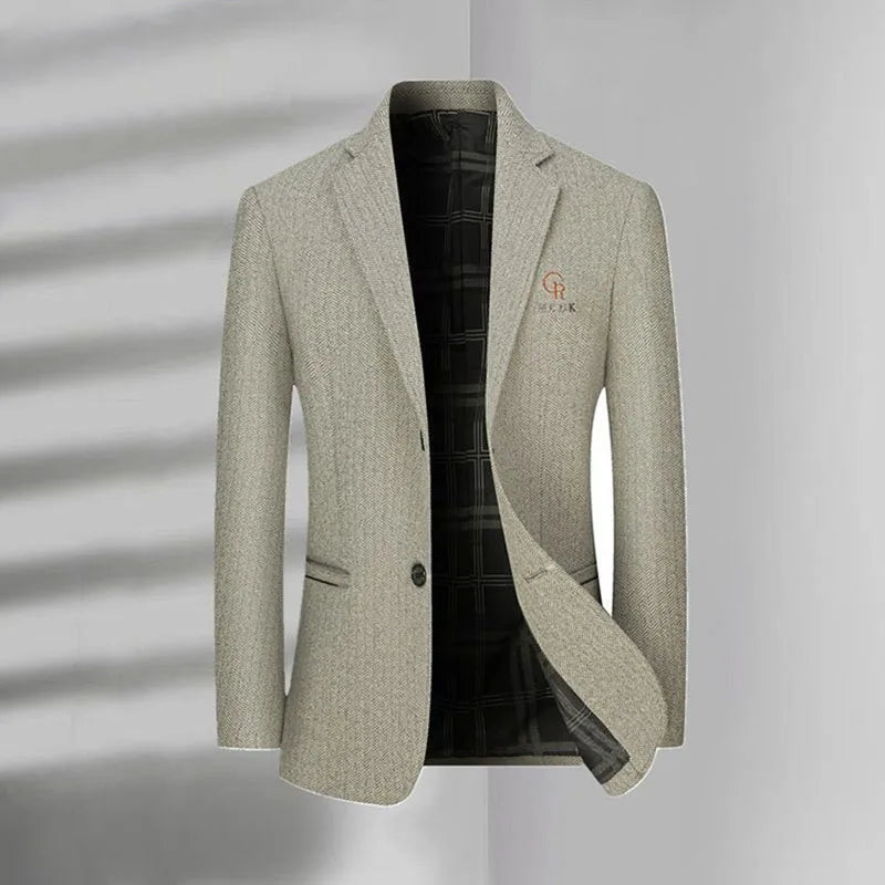 👑 KING WOOL BLAZER — VESTE BLAZER LAINE LUXE BUSINESS CASUAL SIGNATURE