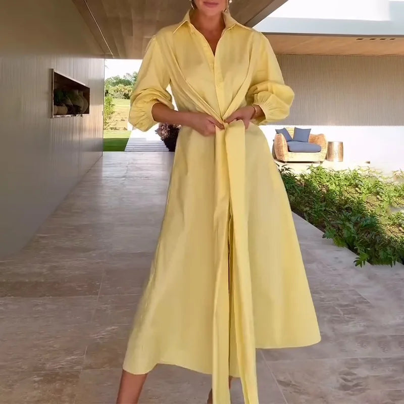 👑 Queen Robe Chemise – Éclat Soleil | Runway Edition