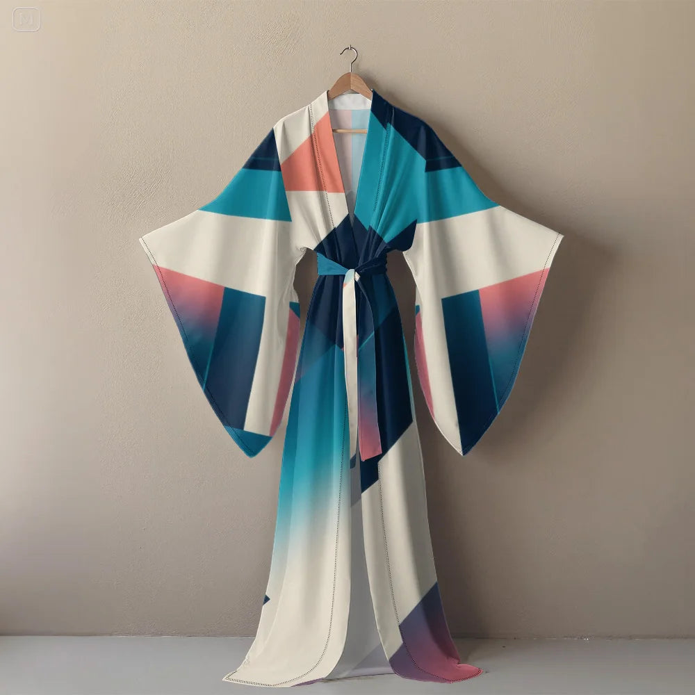 👑 Queen Kimono Boho – Robe Vacances Luxe
