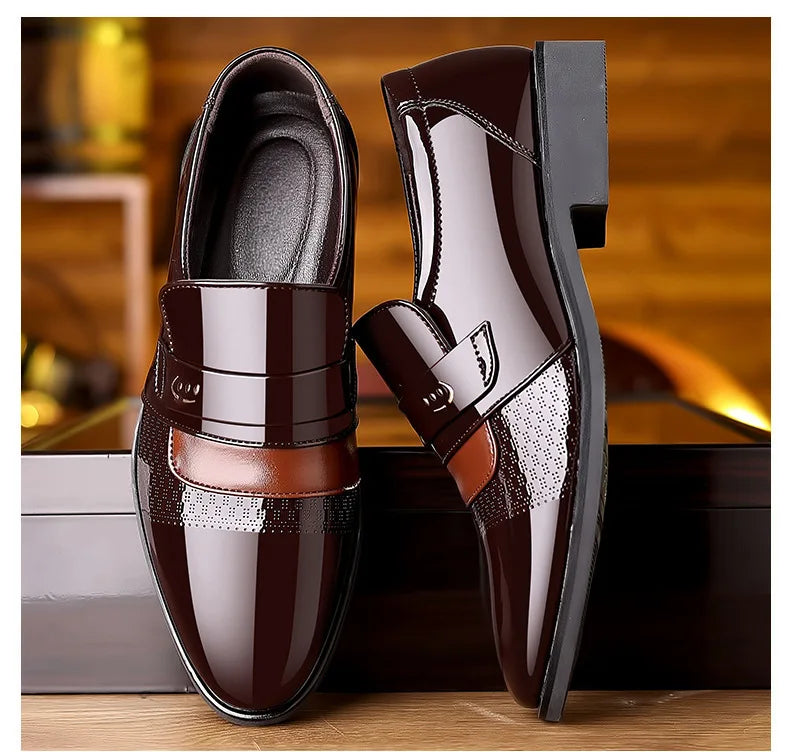 👑 Royal Brogue Retro – Oxford Sculpté Gentleman