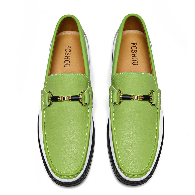 👑 King Loafer Boucle – Mocassin Cuir Premium