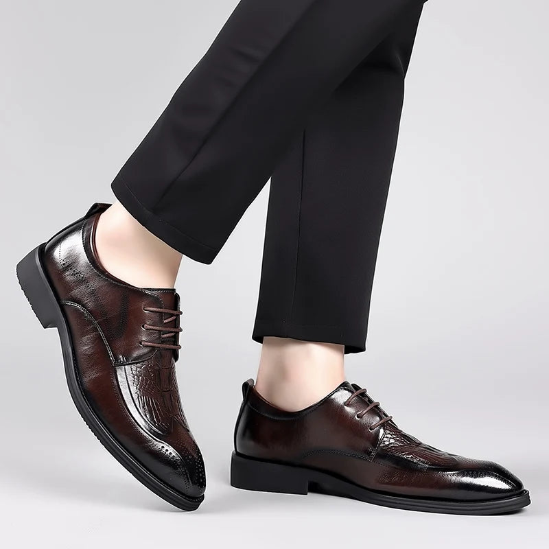 👑 King Derby Verni – Chaussure Banquet Prestige