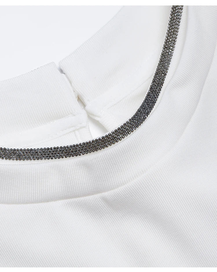👑 QUEEN CHIFFON CHAIN — ROBE SANS MANCHES CHIFFON & CHAÎNE ÉLÉGANCE ÉTÉ