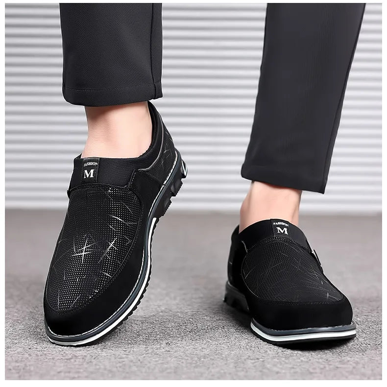 👑 King Slip-On Loafer – Mocassin Business Classique