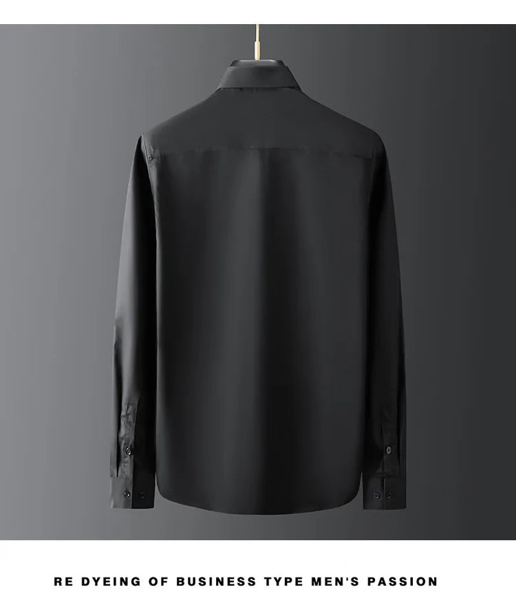 👑 KING BEADED SHIRT — CHEMISE HOMME PERLES FAITES MAIN MANCHES LONGUES