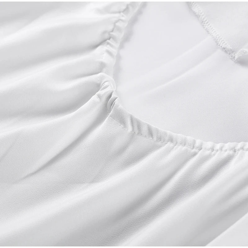 👑 QUEEN SATIN RIBBON — ROBE LONGUE COL DIAGONAL & DOS NU SIGNATURE