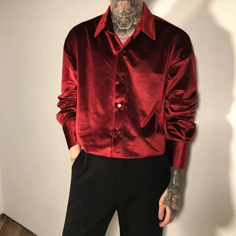 👑 KING CHEMISE CASUAL LUXE — MANCHES LONGUES RUNWAY EDITION