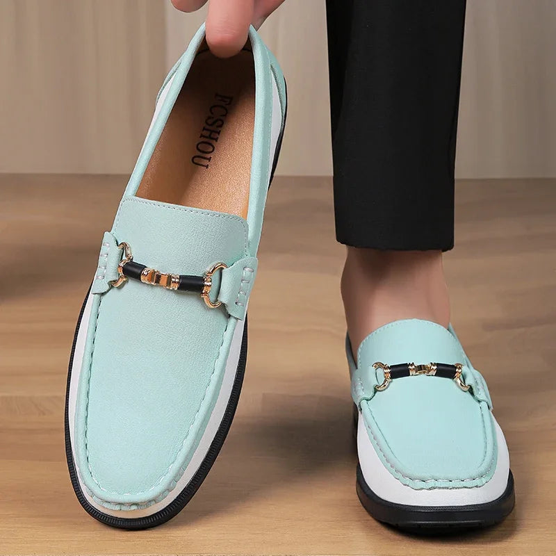 👑 King Loafer Boucle – Mocassin Cuir Premium