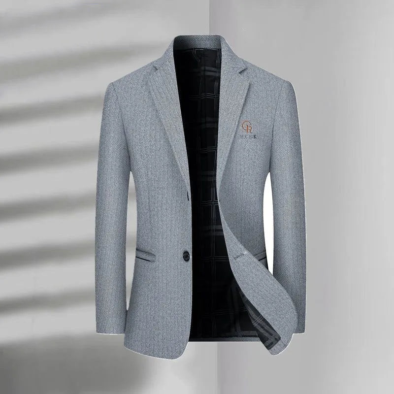 👑 KING WOOL BLAZER — VESTE BLAZER LAINE LUXE BUSINESS CASUAL SIGNATURE