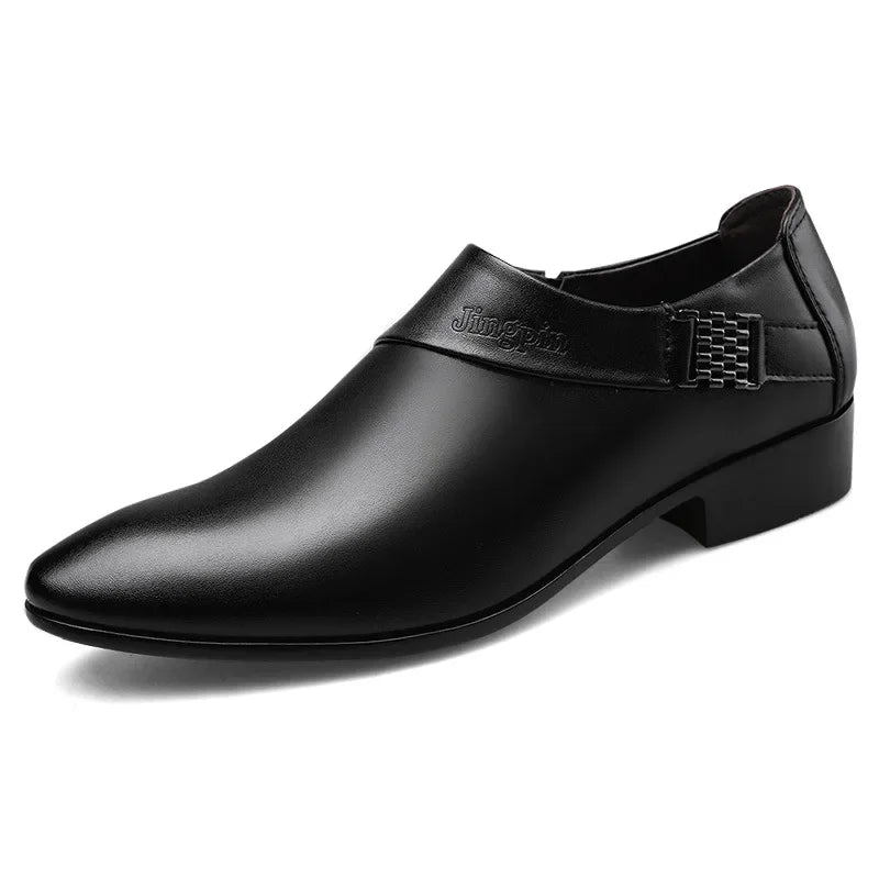 👑 Royal Slip-On Cuir – Oxford Business Grande Taille