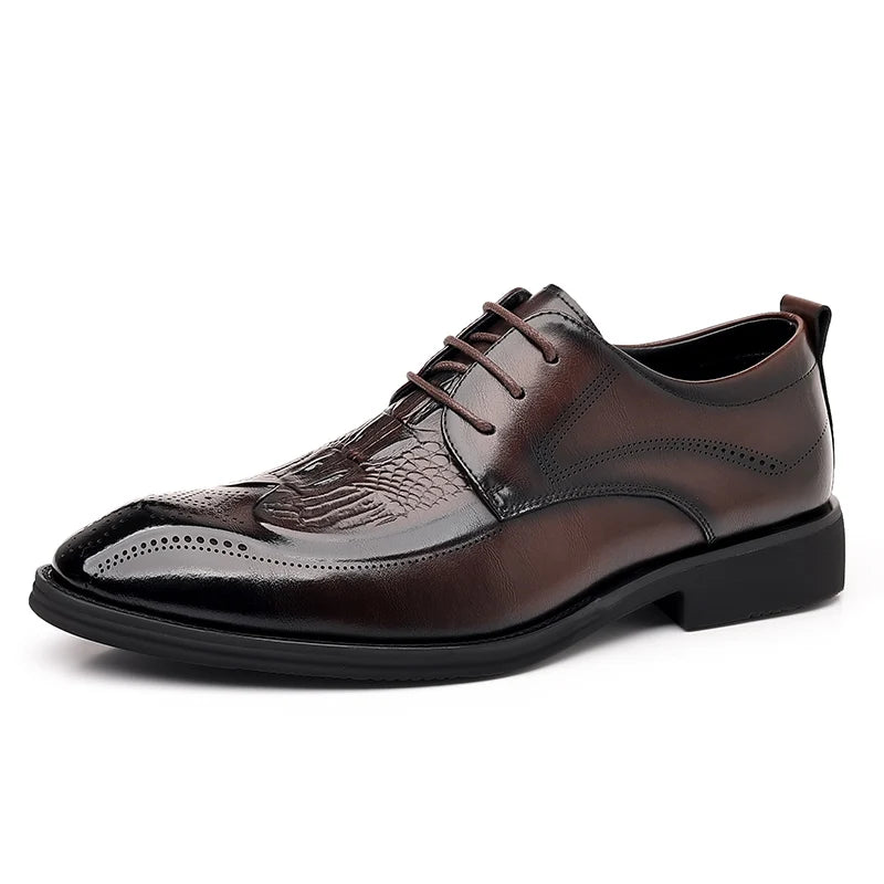 👑 King Derby Verni – Chaussure Banquet Prestige