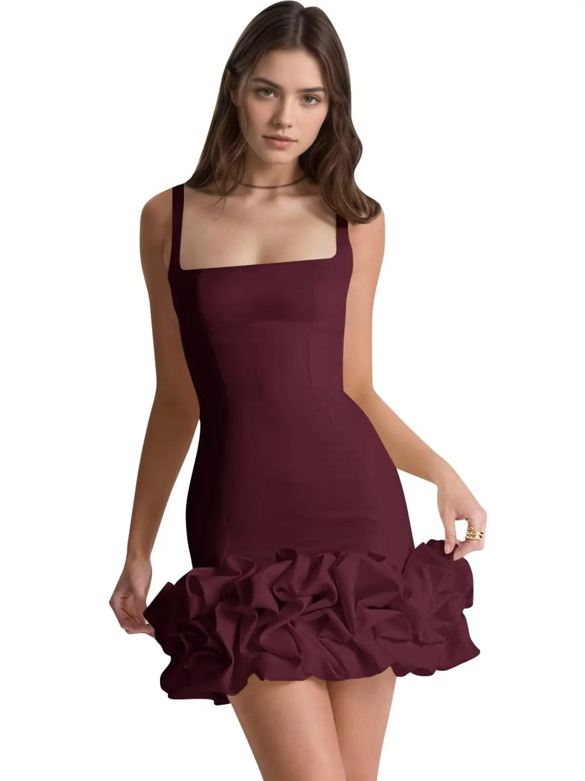 👑 QUEEN SATIN FLEURS 3D — CORSET SIGNATURE RUNWAY EDITION