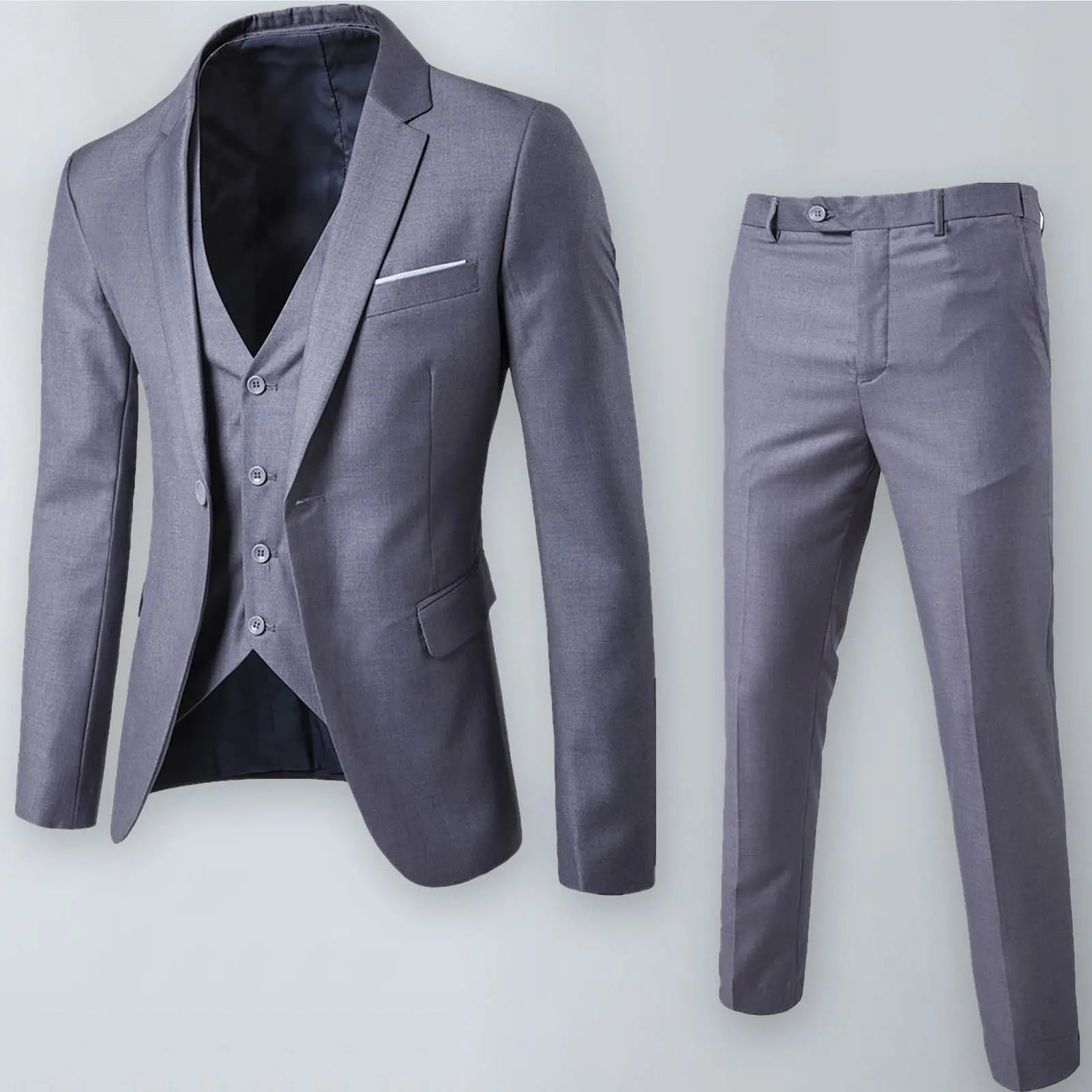 👑 KING SLIM SUIT — COSTUME 2 PIÈCES HOMME SLIM BUSINESS