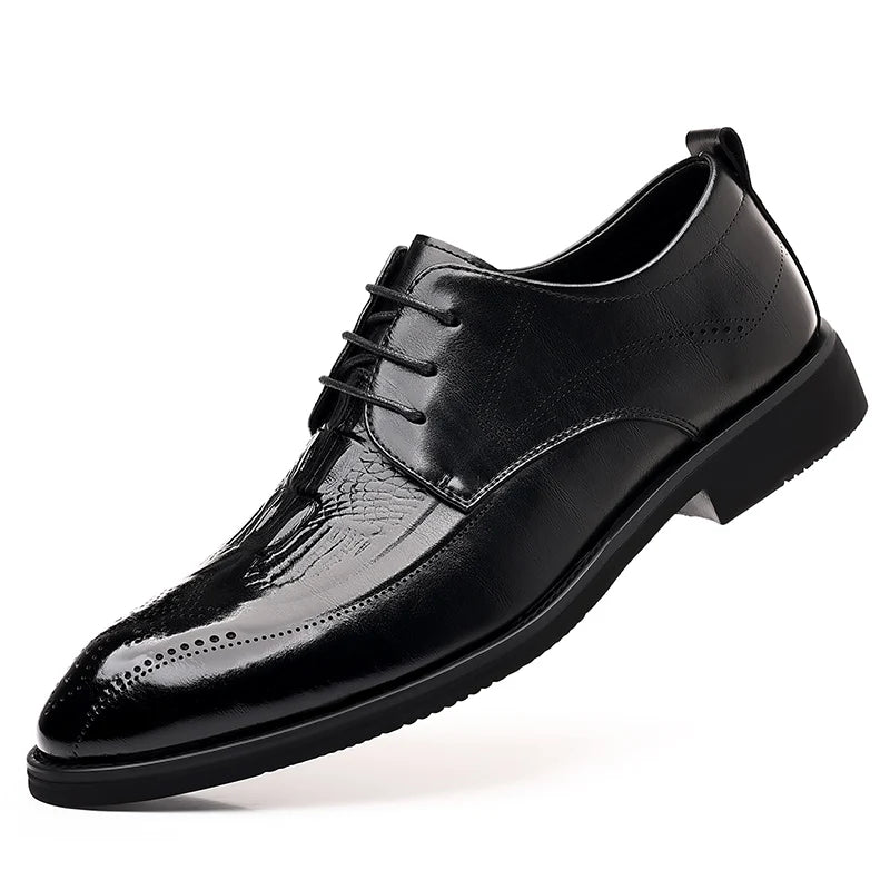 👑 King Derby Verni – Chaussure Banquet Prestige