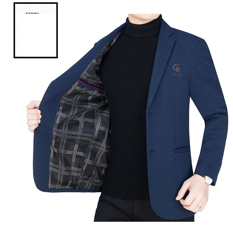 👑 KING WOOL BLAZER — VESTE BLAZER LAINE LUXE BUSINESS CASUAL SIGNATURE