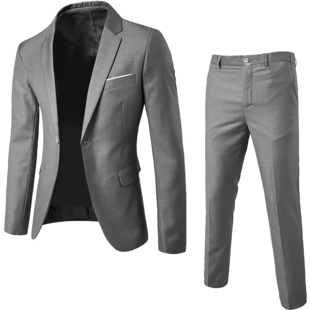 👑 KING SLIM SUIT — COSTUME 2 PIÈCES HOMME SLIM BUSINESS