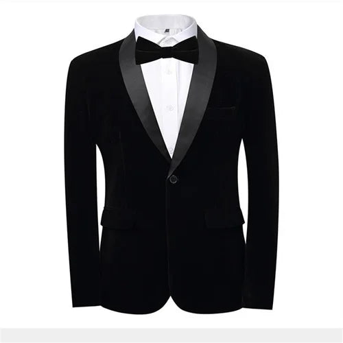 👑 KING BLAZER — VESTE HOMME VELOURS DORÉ STYLE ANGLAIS