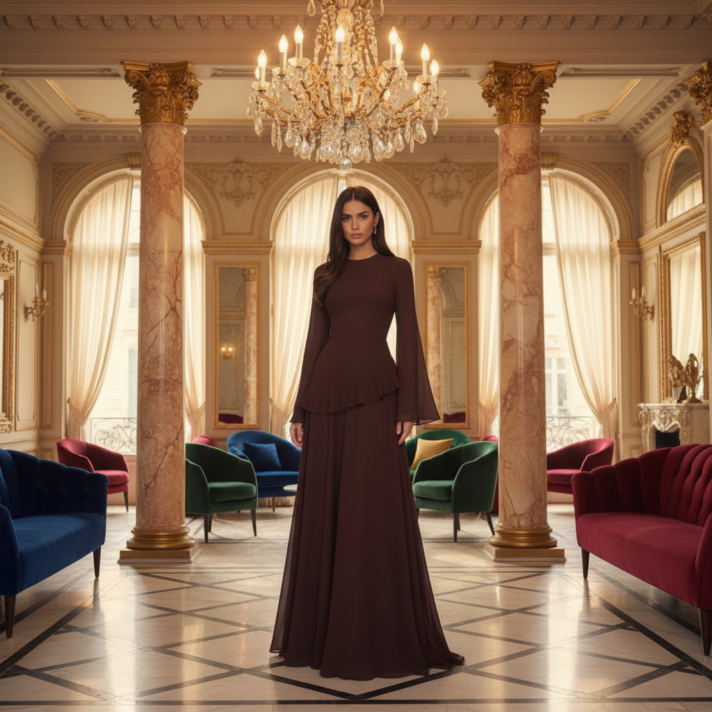 👑 QUEEN VOLANTS — ROBE FLUIDE SIGNATURE RUNWAY EDITION