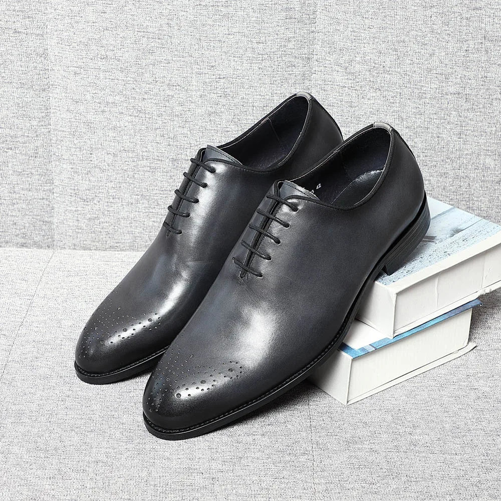 👑 Royal Oxford Artisan – Cuir Italien