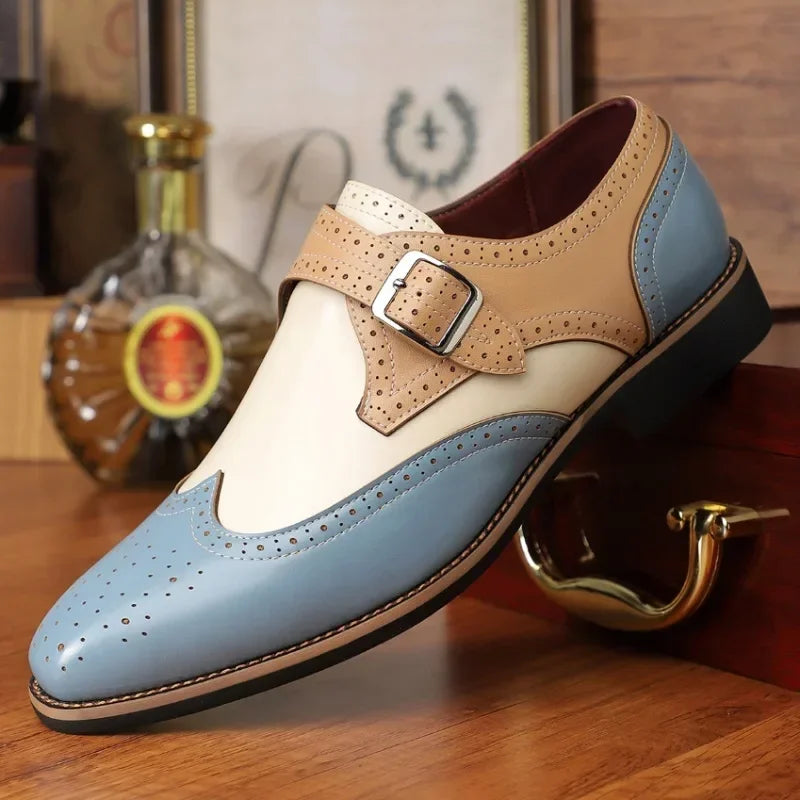 👑 Royal Oxford Brogue – Cuir Signature 2026