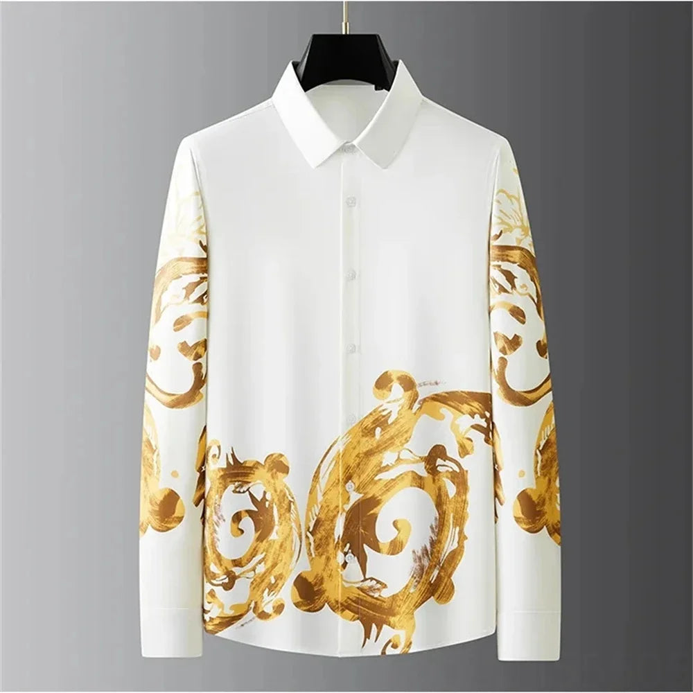 👑 KING CHEMISE IMPRIMÉE — URBAN SIGNATURE RUNWAY EDITION