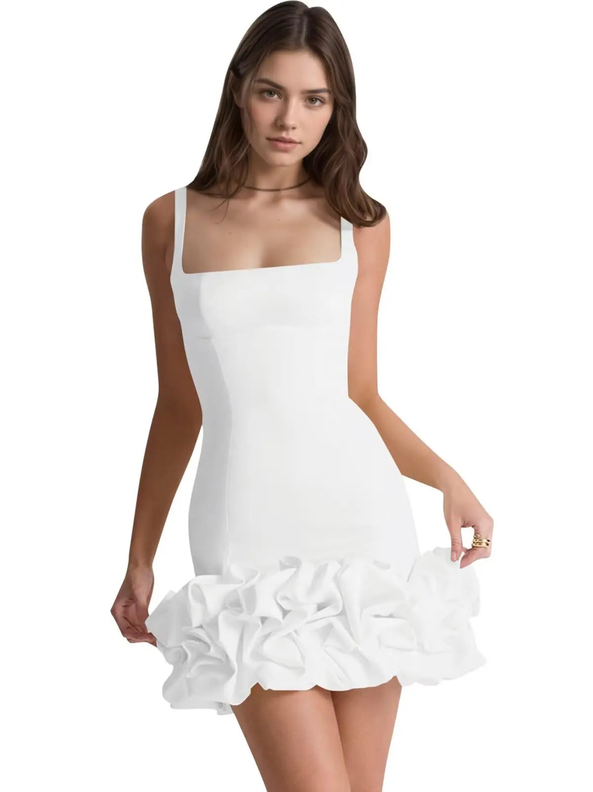 👑 QUEEN SATIN FLEURS 3D — CORSET SIGNATURE RUNWAY EDITION