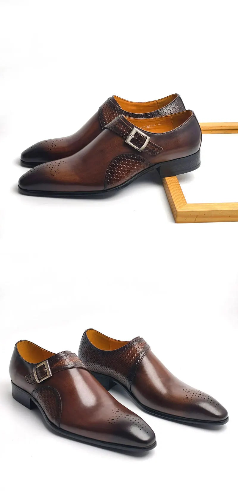 👑 King Monk Cuir – Loafer Business Signature