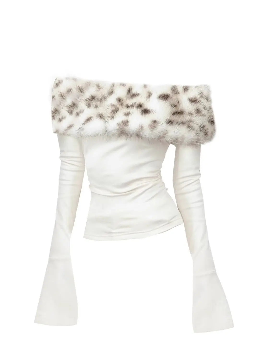 👑 QUEEN FUR GRAPHIC TOP  Y2K PARIS EDITION