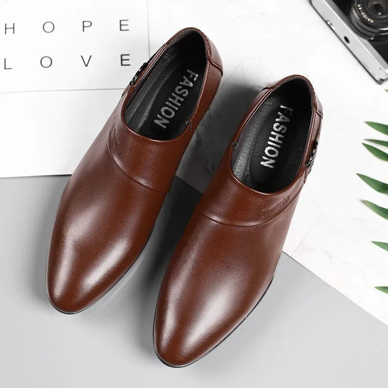 👑 Royal Slip-On Cuir – Oxford Business Grande Taille