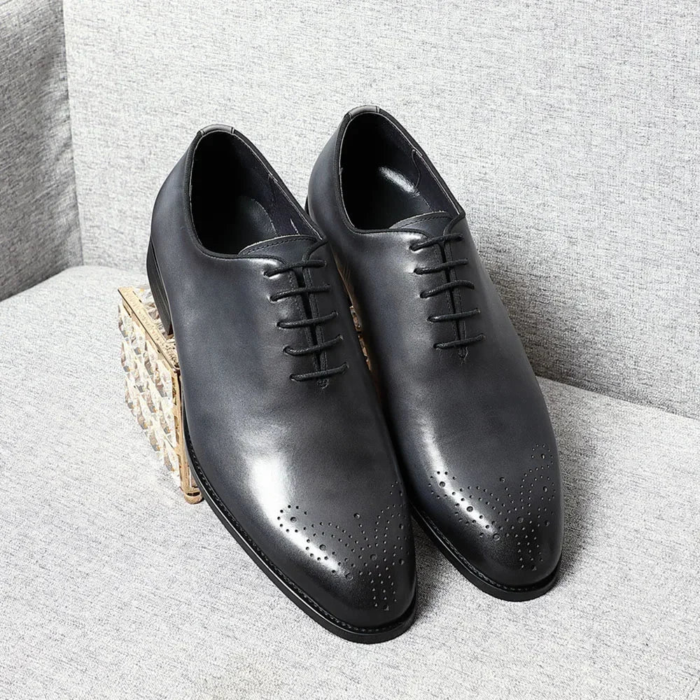 👑 Royal Oxford Artisan – Cuir Italien