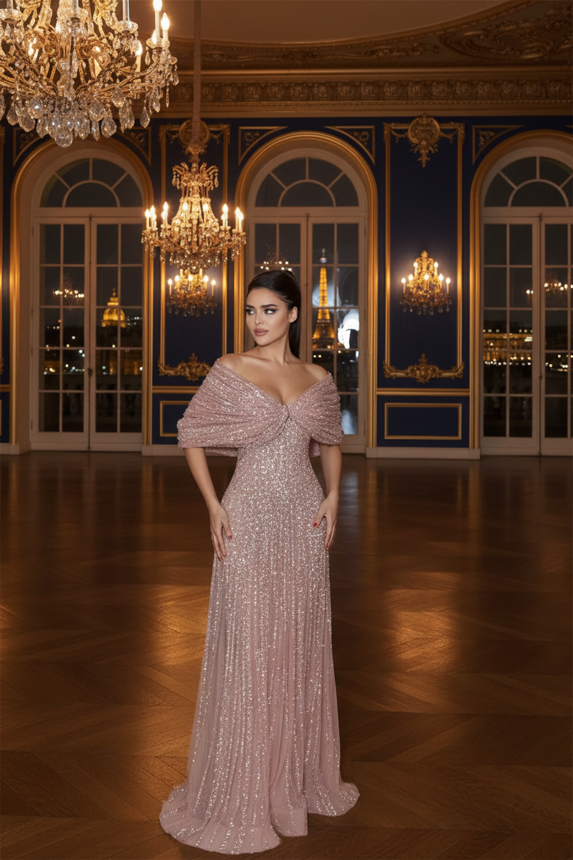 👑 QUEEN SIRÈNE DENTELLE — ÉPAULE DÉNUDÉE SIGNATURE RUNWAY EDITION
