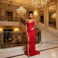👑 REINE SIRÈNE — ROBE DE BAL BUSTIER FENTE LATÉRALE