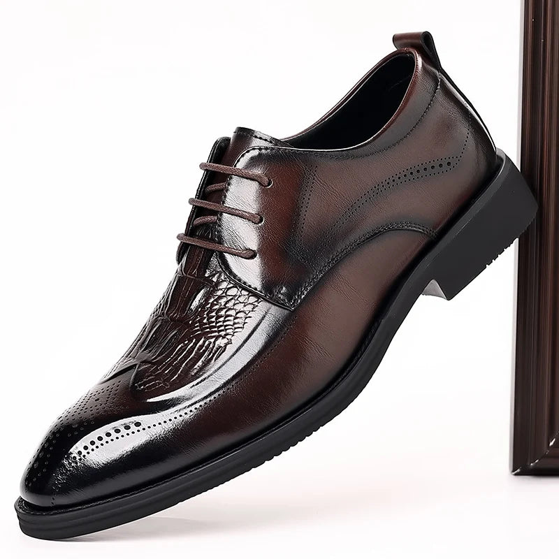 👑 King Derby Verni – Chaussure Banquet Prestige