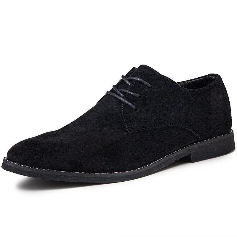 👑 King Derby Suede – Grande Taille Business