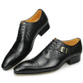 👑 Royal Oxford Européen – Cuir Véritable Formel