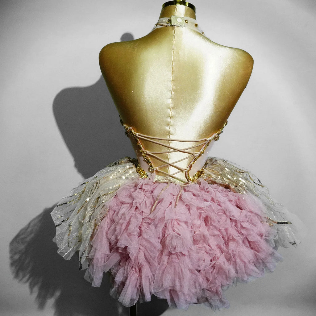 👑 QUEEN MINI ROBE COCKTAIL — ICÔNE DE SOIRÉE RUNWAY EDITION
