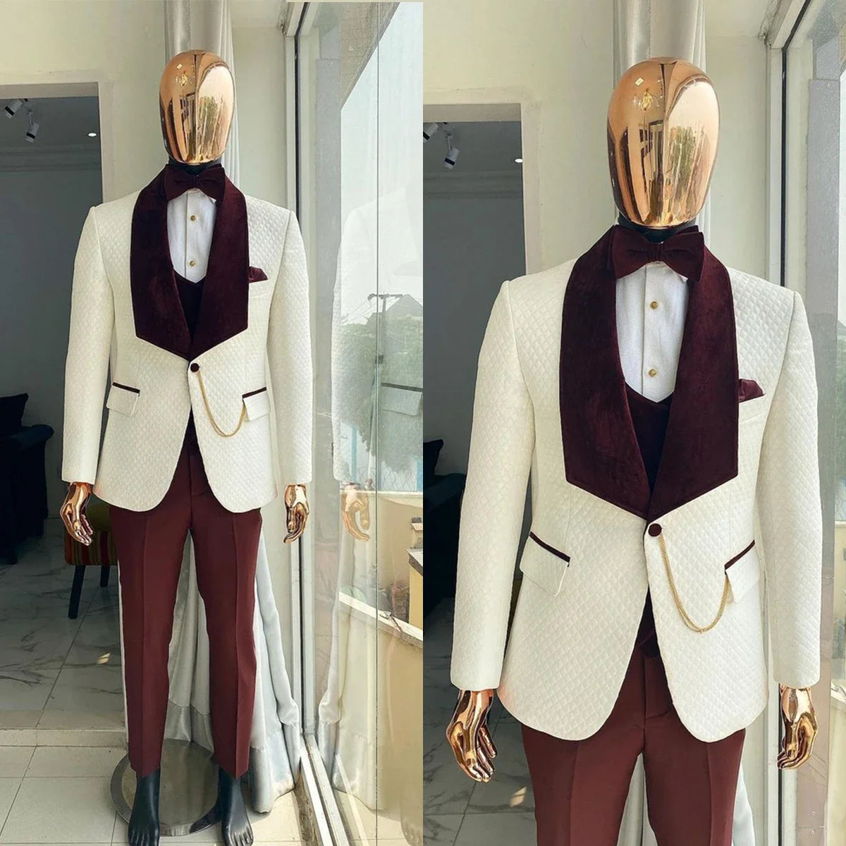👑 King Léopard Or – Costume 3 Pièces Audace
