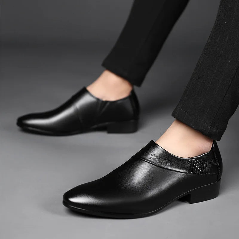 👑 Royal Slip-On Cuir – Oxford Business Grande Taille