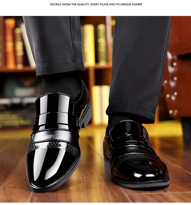 👑 Royal Brogue Retro – Oxford Sculpté Gentleman