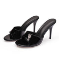 👑 ROYAL MULES — TALONS FINS LACQUÉES