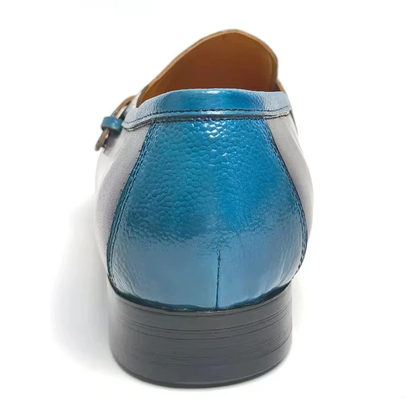 👑 King Loafer Boucle Bleue – Casual Luxe