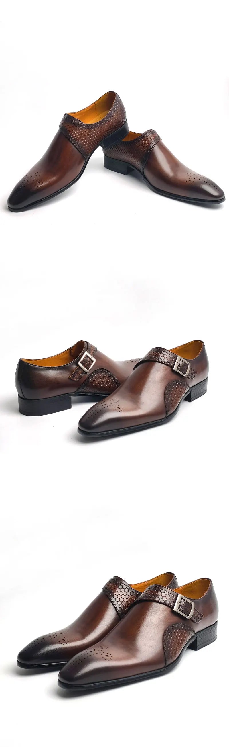 👑 King Monk Cuir – Loafer Business Signature