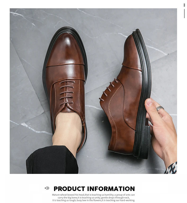 👑 King Cuir Quotidien – Derby Business Confort