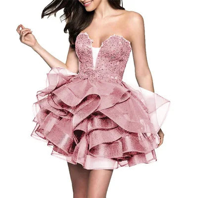 👑 QUEEN RUFFLE — MINI ROBE VOLANTS SIGNATURE