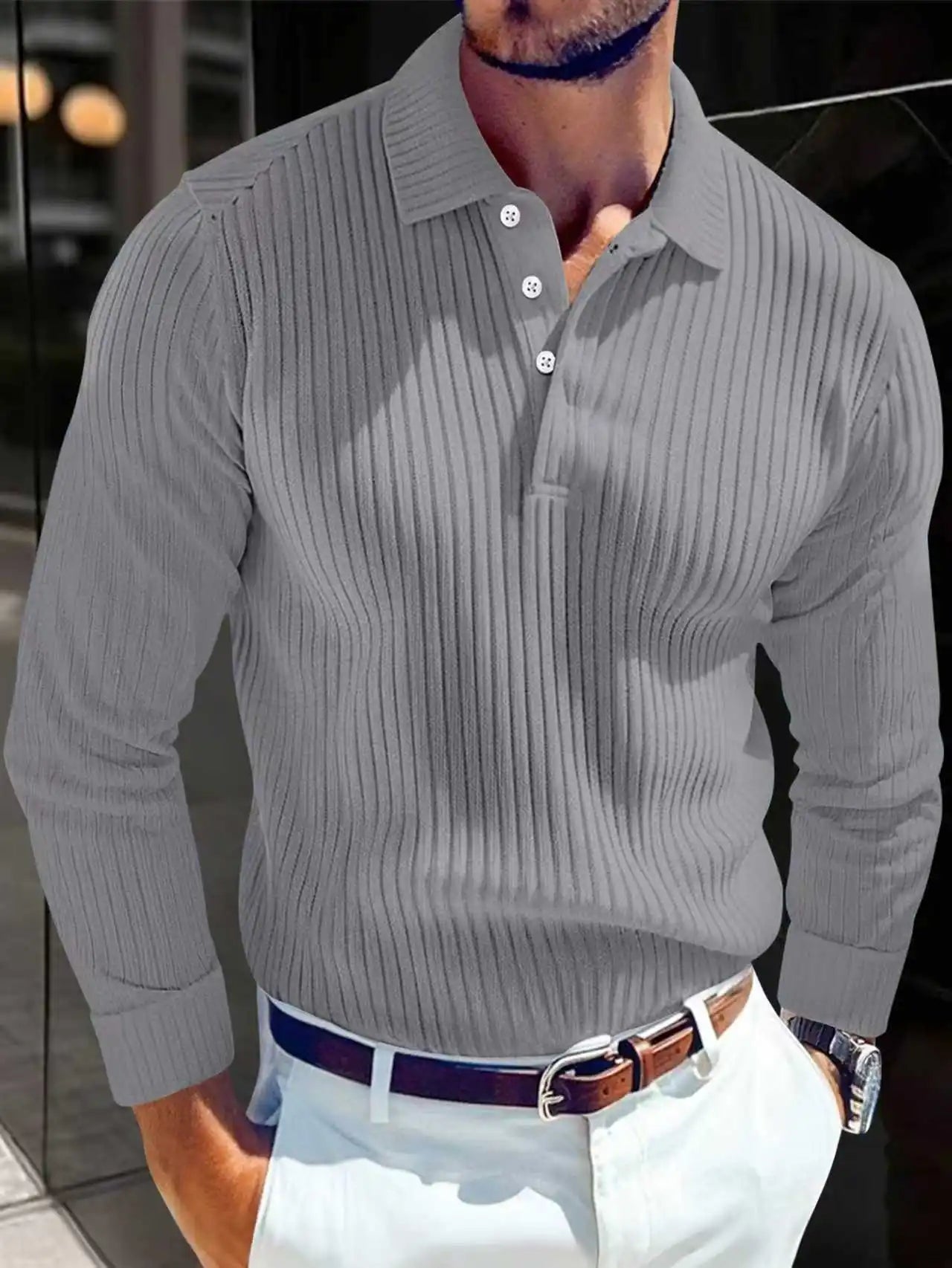 👑 KING POLO RAYÉ — BUSINESS CASUAL