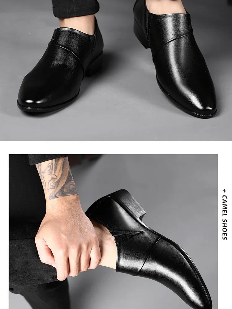 👑 Royal Slip-On Cuir – Oxford Business Grande Taille