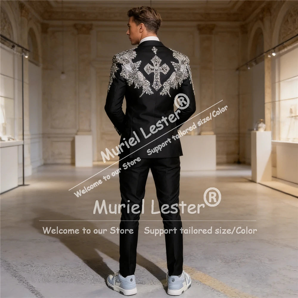 👑 KING PRESTIGE SUIT — COSTUME 2 PIÈCES HOMME SUR MESURE