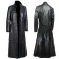 👑 KING LEATHER TRENCH — TRENCH COAT HOMME EN PU CUIR PREMIUM