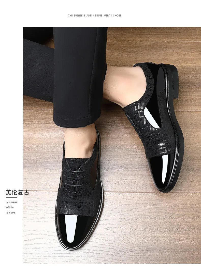 👑 Royal Business PU – Chaussure Costume Formelle