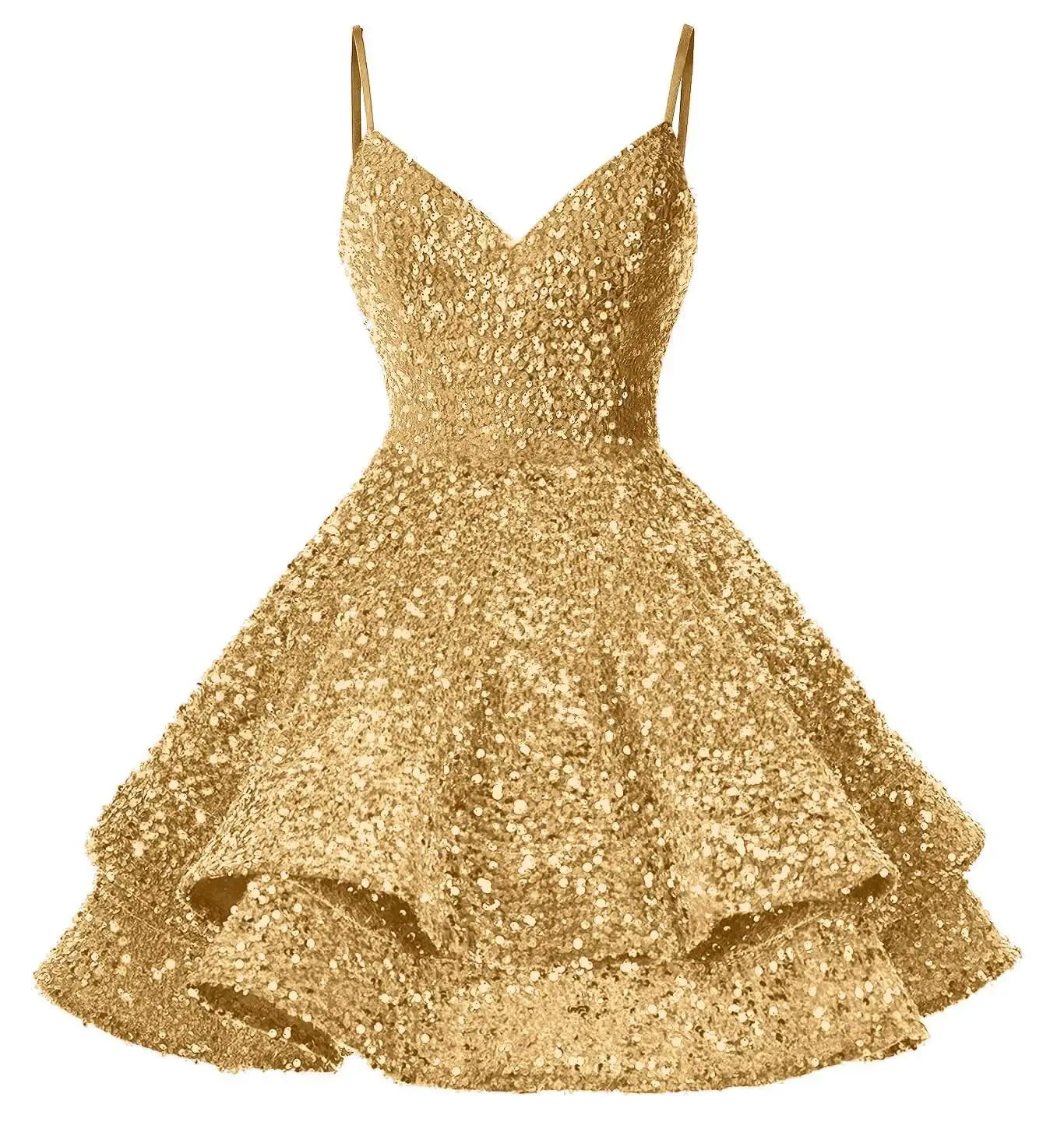 👑 QUEEN SEQUINS COL V — ROBE PROM SIGNATURE RUNWAY EDITION